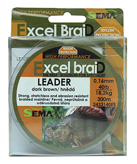 Leader 100lbs 300m hnědá