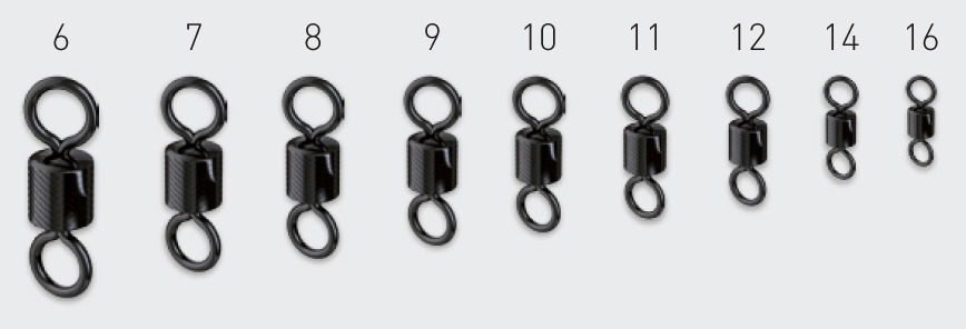 Pevnostní obratlík vroubkovaný vel.9/32kg (10ks)