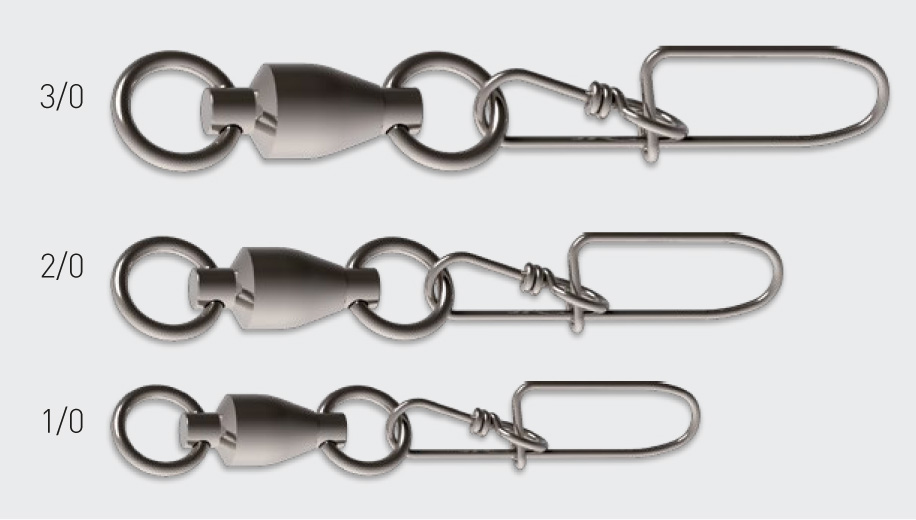 Karabinka s obratlíkem Dimond vel.1/0 /55kg (4ks)