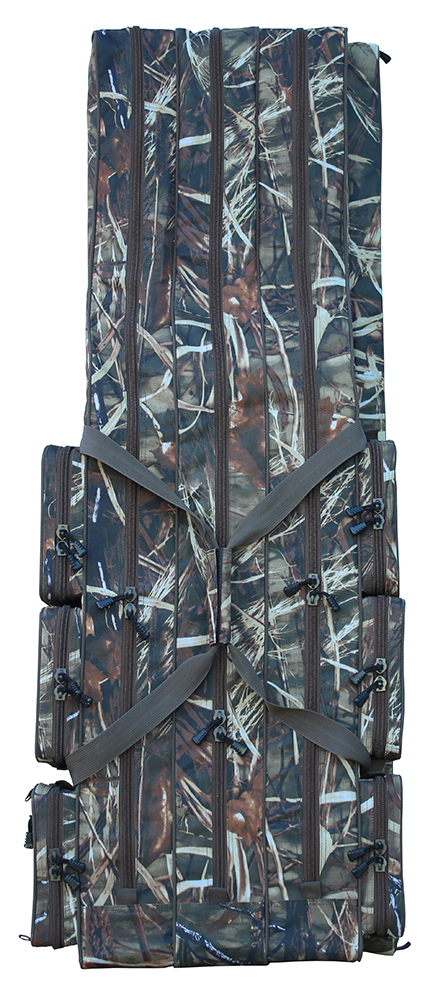 Suretti Obal na prut tříkomorový 165cm CAMO