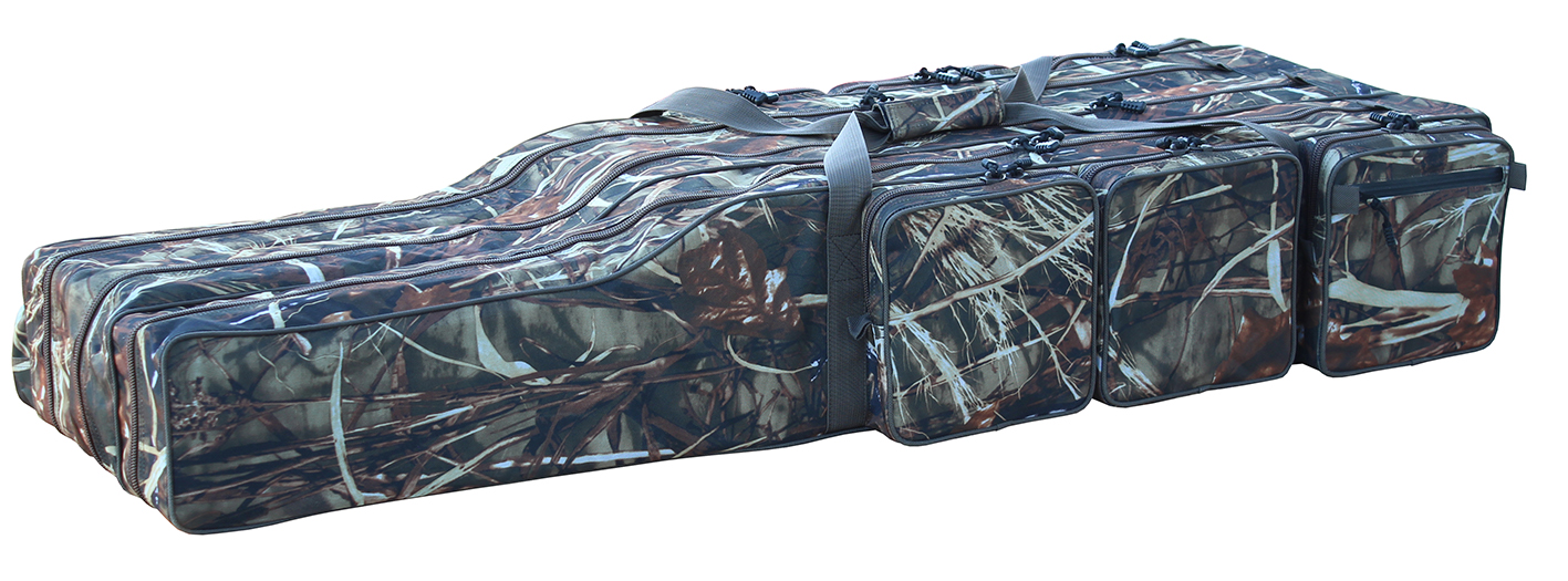 Suretti Obal na prut tříkomorový 165cm CAMO