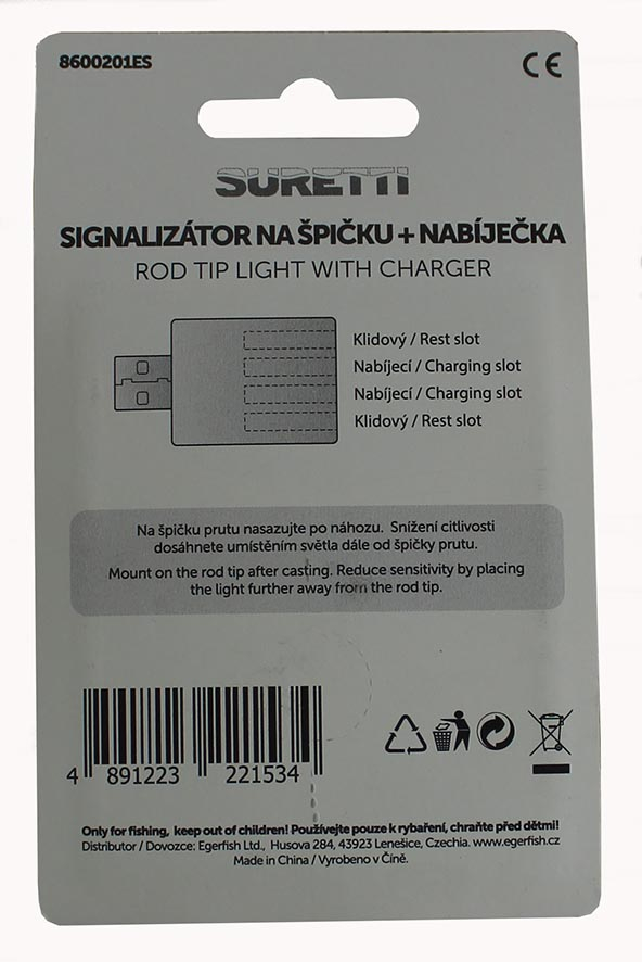 Signalizátor záběru na špičku sada