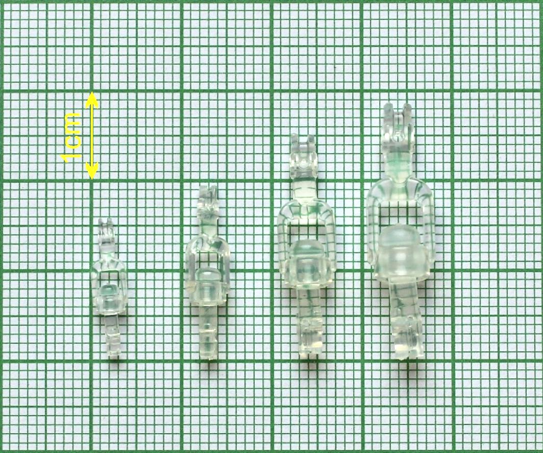 Transparentní obratlík 5,4kg (5ks)