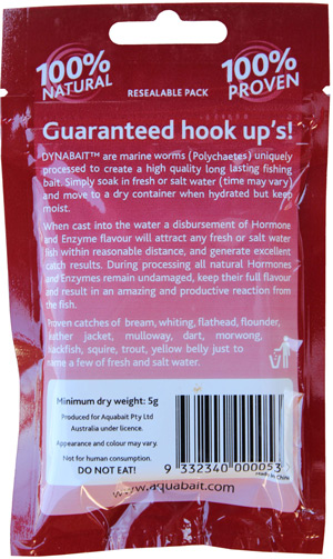 Sušená nástraha bloodworm