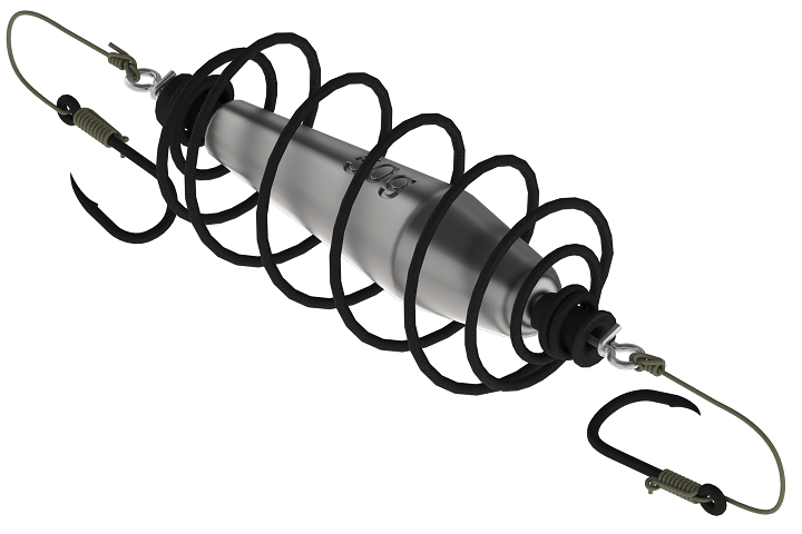 Vysavač se zátěží háček 1/0 - 60g  (3ks)