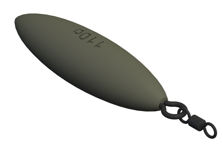 Kaprové ZIP s očkem a obratlíkem 20