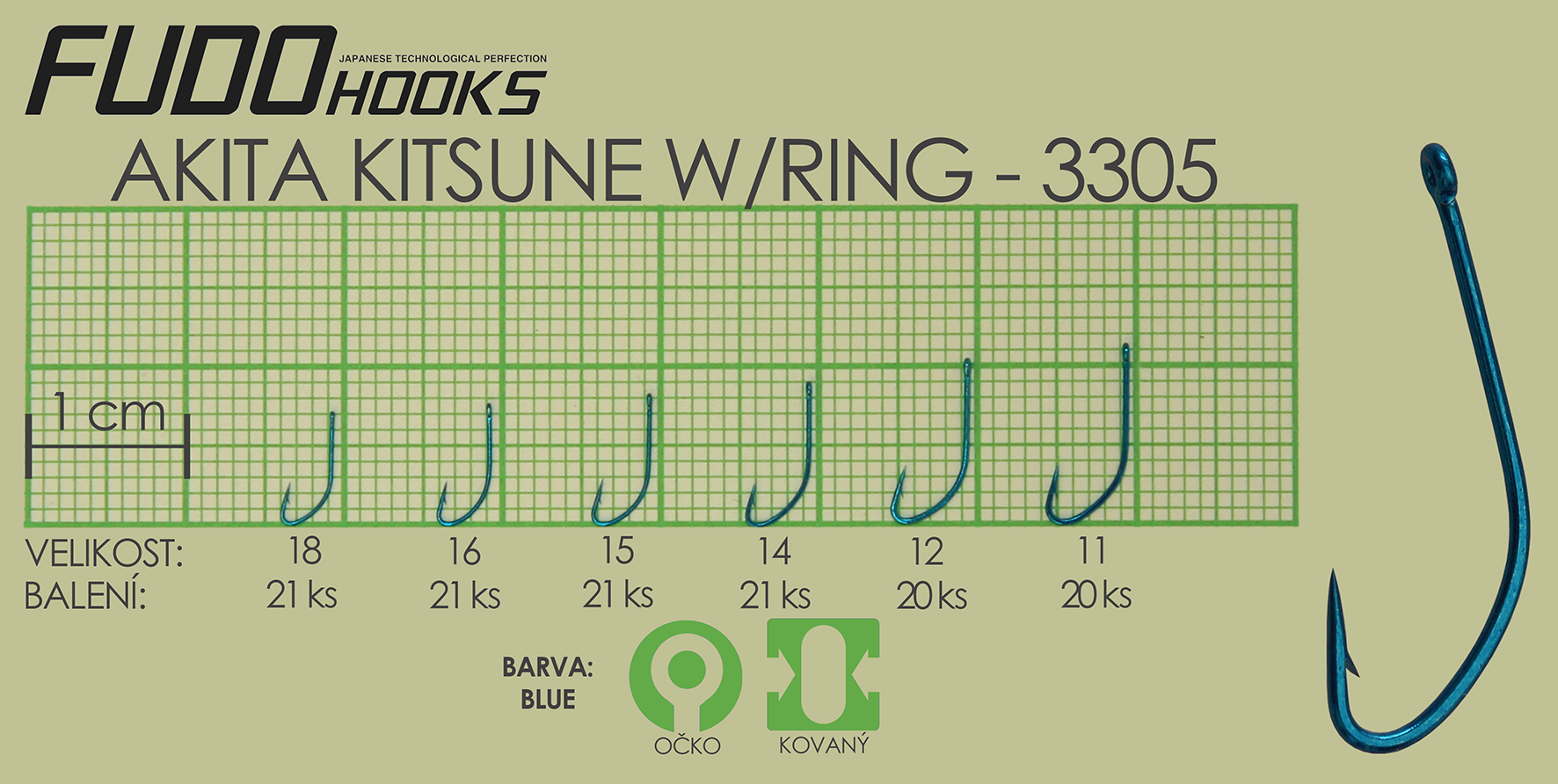 Fudo Akita Kitsune Ringed 12 (bal.20ks)