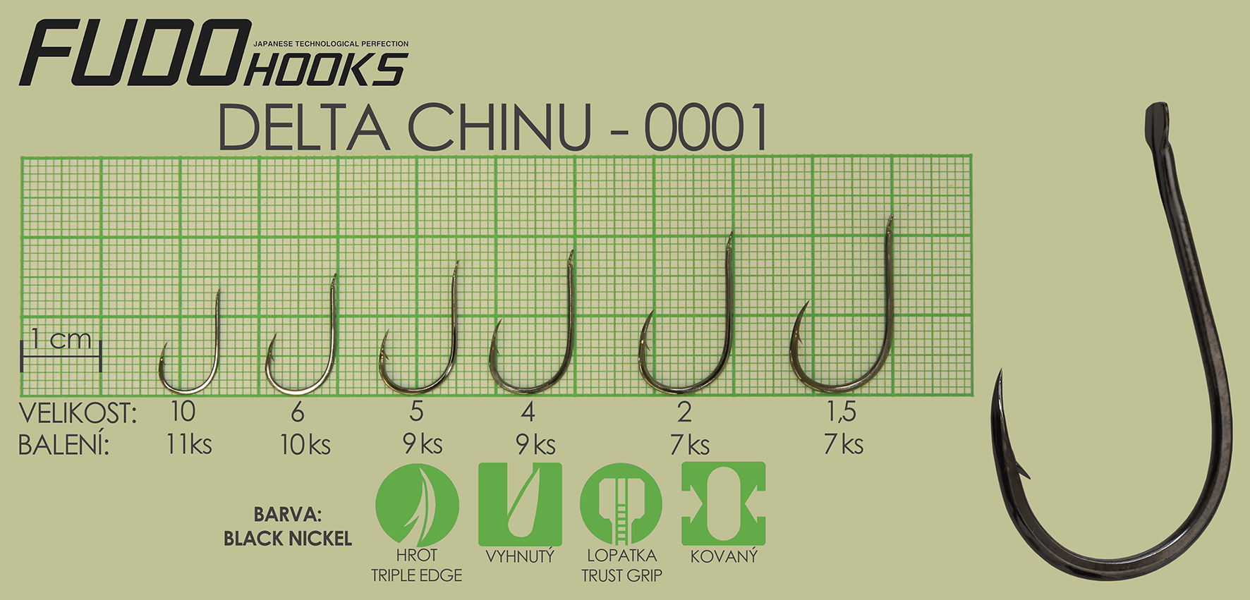 Fudo Delta Chinu 5 (bal.9ks)
