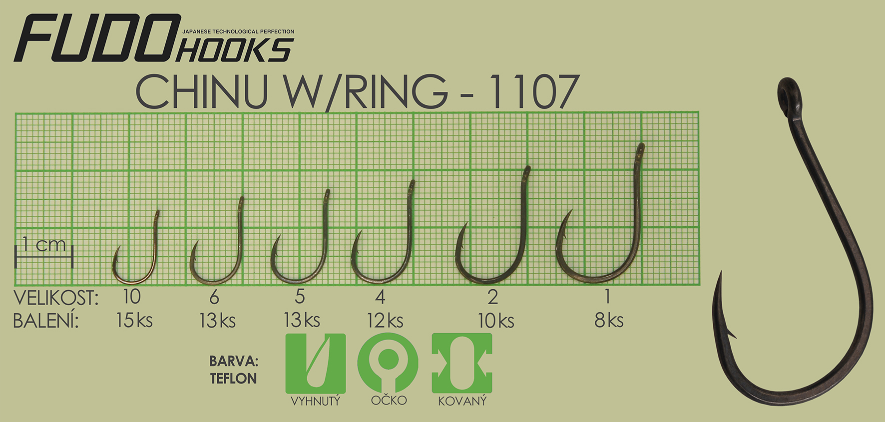 Fudo Chinu Ringed 1 (bal.8ks)