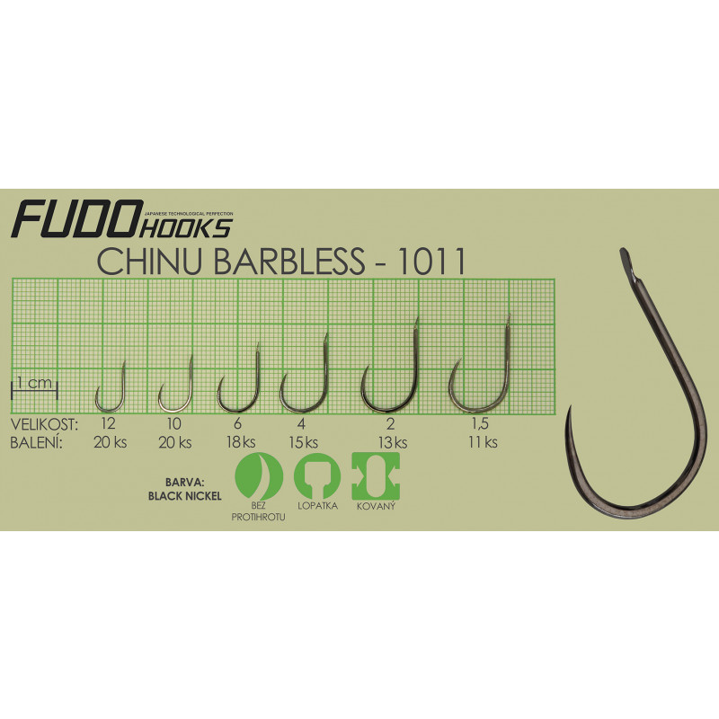 Fudo Chinu Barbless 6 (bal.18ks)
