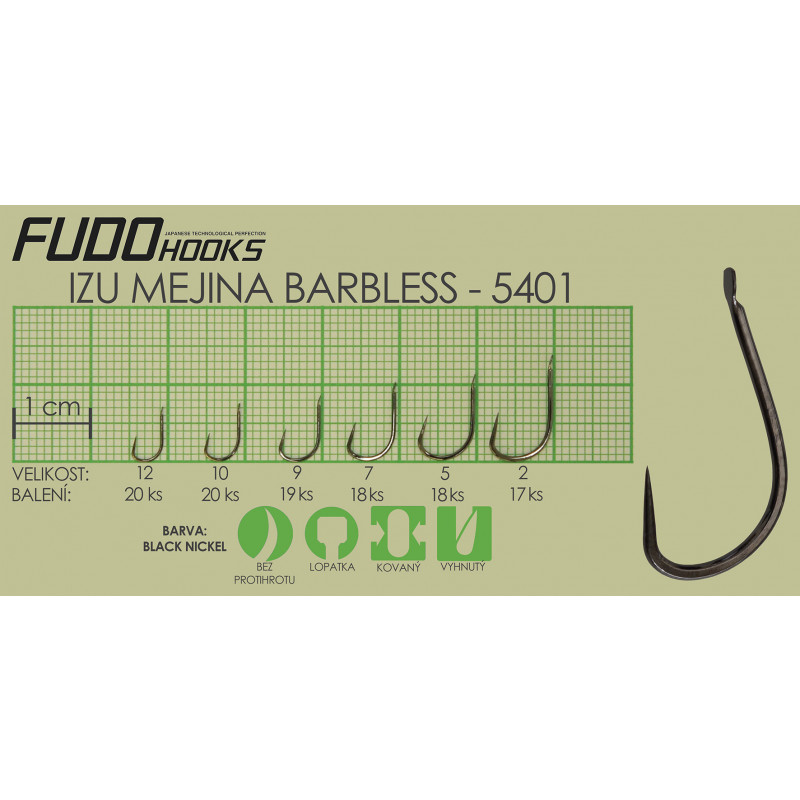 Fudo Izu Mejina Barbless 7 (bal.18ks)