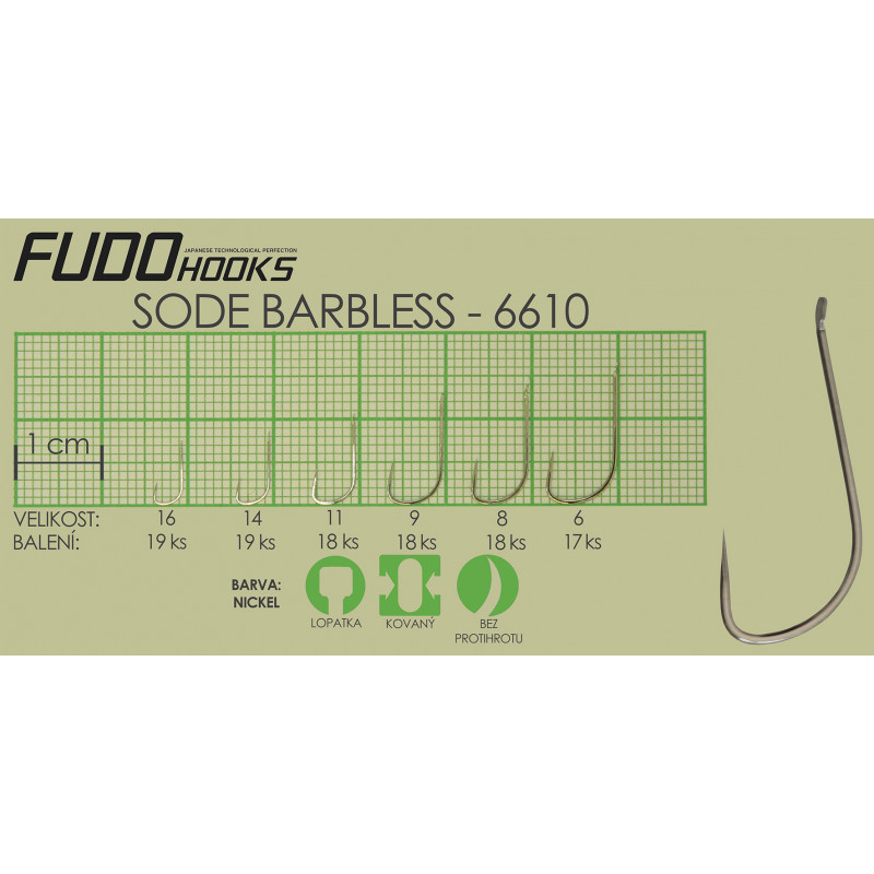 Fudo Sode Barbless 11 (bal.18ks)