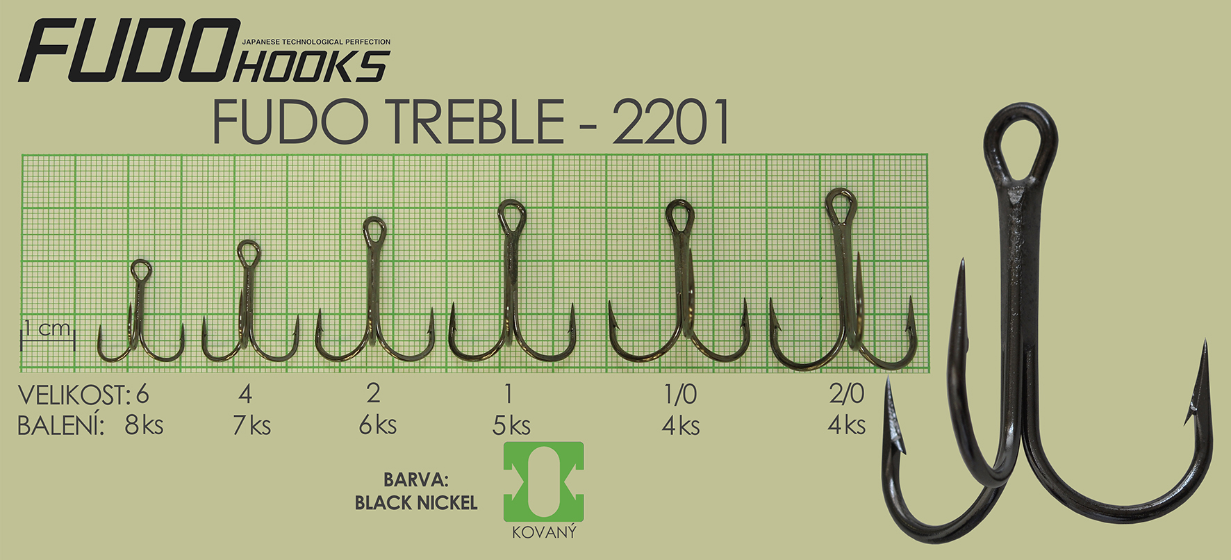 Fudo Treble 2/0 (bal.4ks)